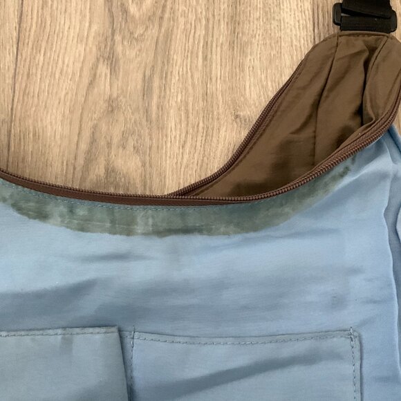 Baggallini Crossbody Purse Adjustable Shoulder Strap Brown Nylon Travel - Picture 8 of 10